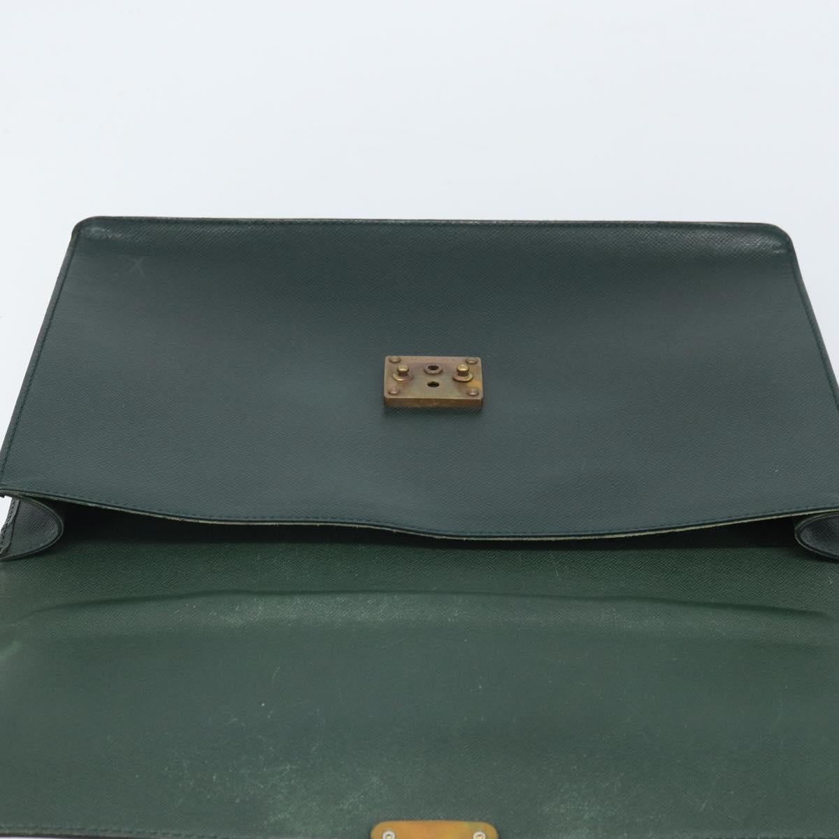 LOUIS VUITTON Taiga Serviette Kourad Business Bag Epicea T16786 LV Auth bs33013