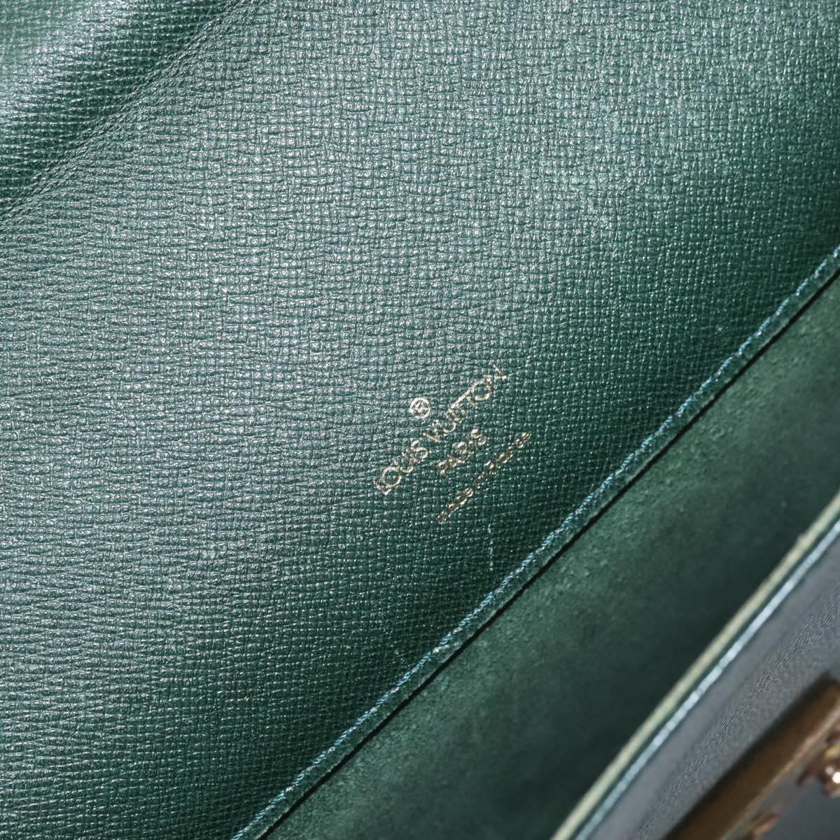 LOUIS VUITTON Taiga Serviette Kourad Business Bag Epicea T16786 LV Auth bs33013