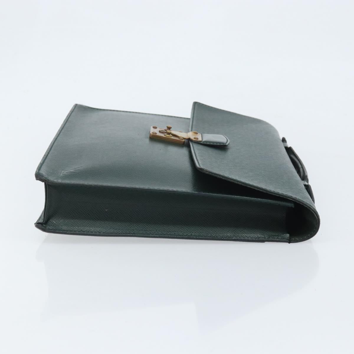 LOUIS VUITTON Taiga Serviette Kourad Business Bag Epicea T16786 LV Auth bs33013