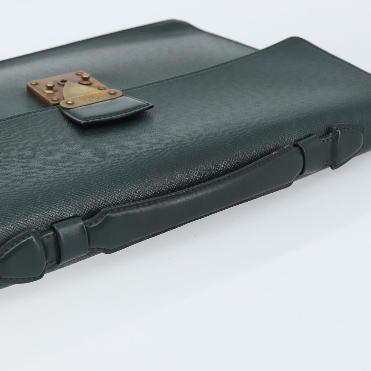 LOUIS VUITTON Taiga Serviette Kourad Business Bag Epicea T16786 LV Auth bs33013