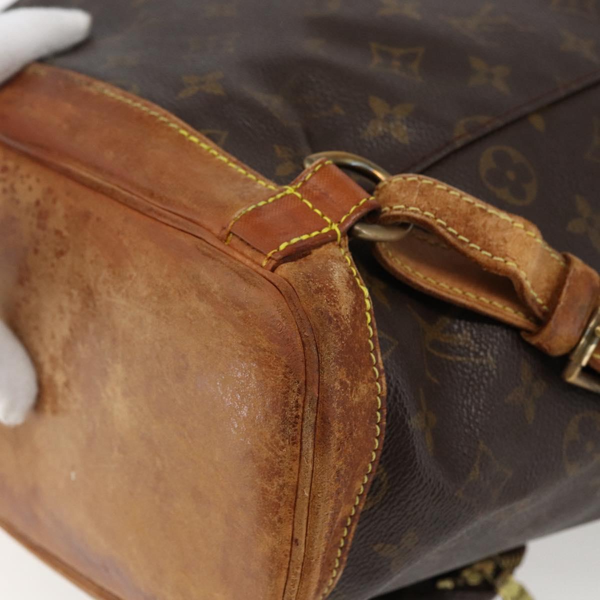 LOUIS VUITTON Monogram Montsouris GM Backpack M51135 LV Auth bs33015