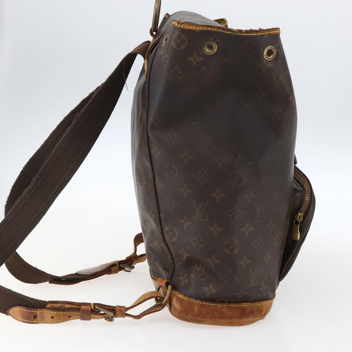 LOUIS VUITTON Monogram Montsouris GM Backpack M51135 LV Auth bs33015