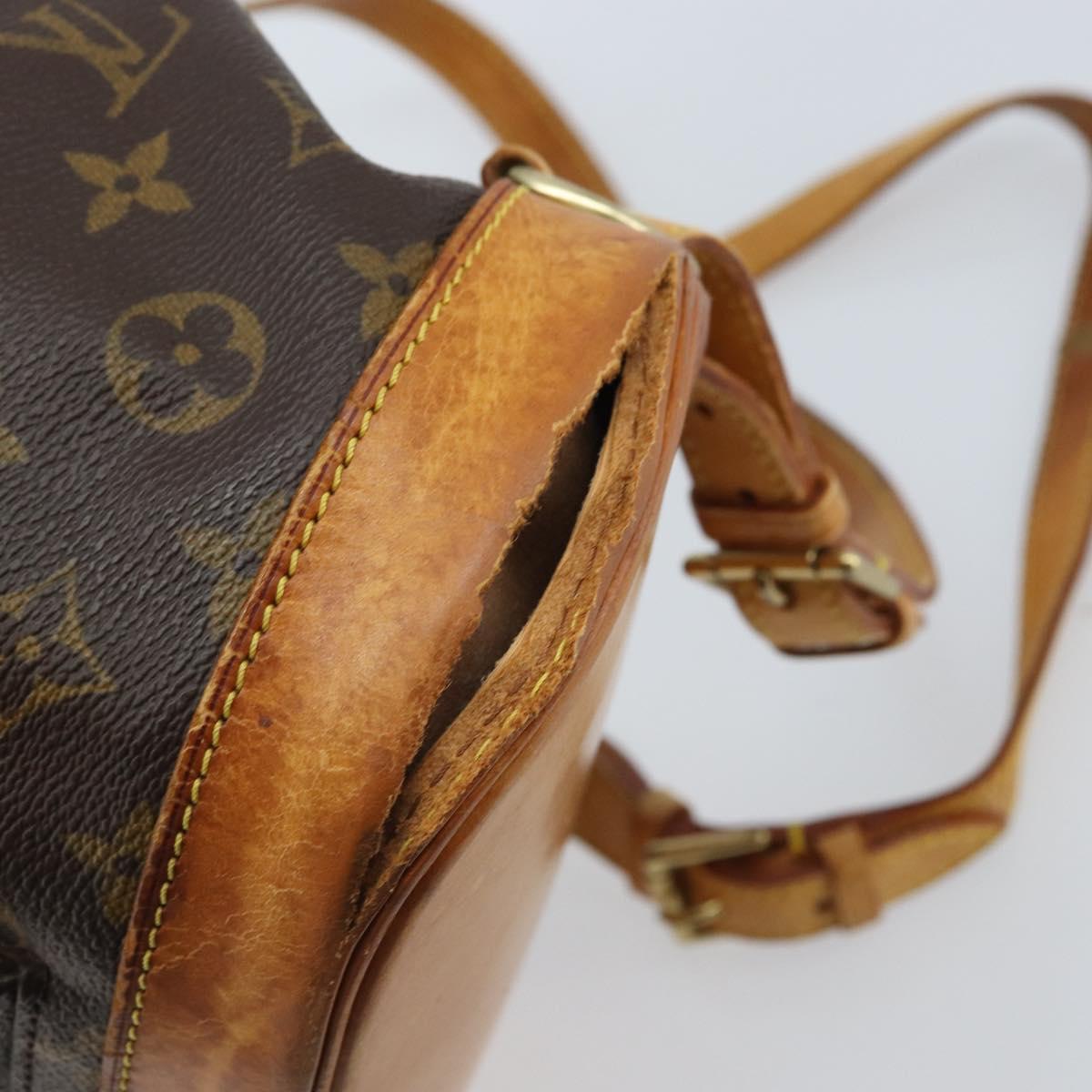 LOUIS VUITTON Monogram Montsouris MM Backpack M51136 LV Auth bs33016