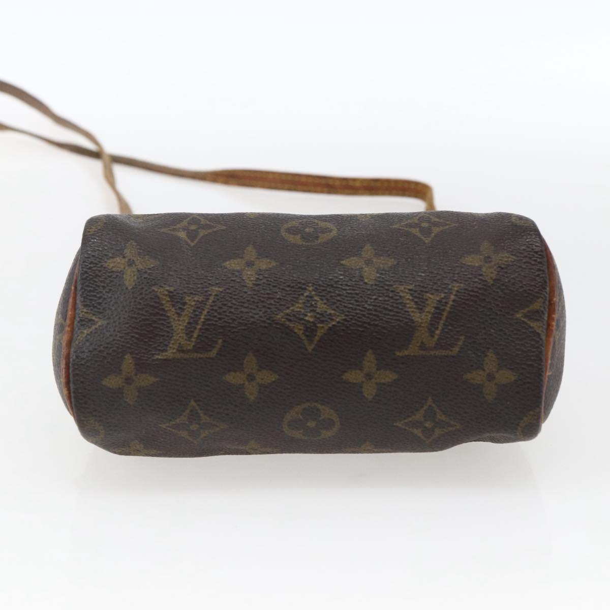 LOUIS VUITTON Monogram Mini Speedy Hand Bag M41534 LV Auth bs33018