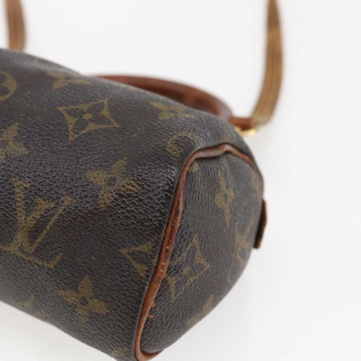 LOUIS VUITTON Monogram Mini Speedy Hand Bag M41534 LV Auth bs33018