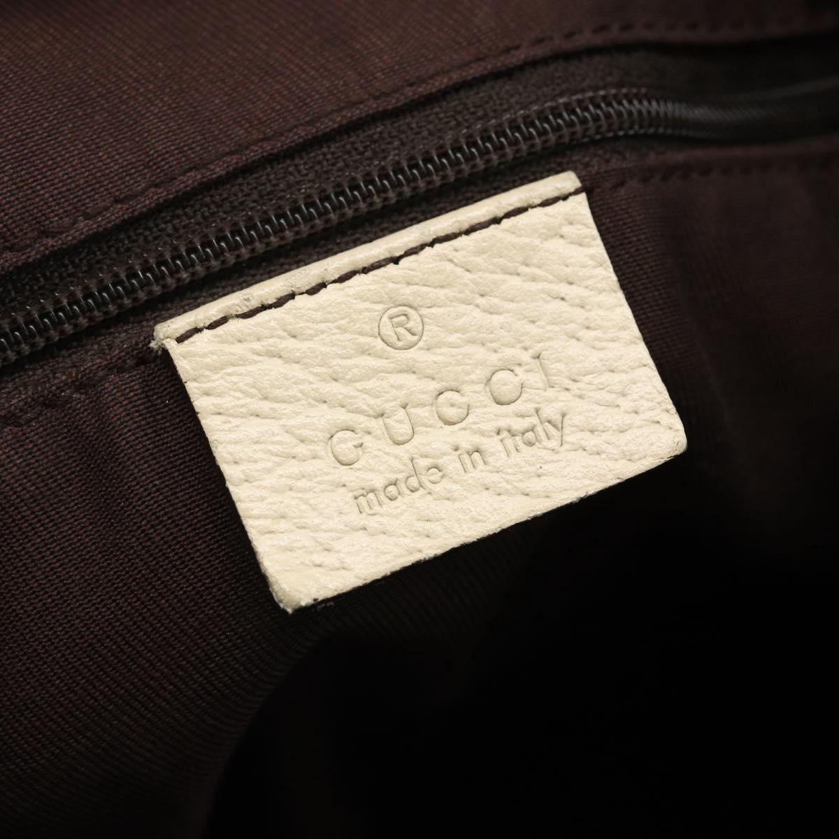 GUCCI GG Canvas Tote Bag Beige Gold 141470 Auth bs33022