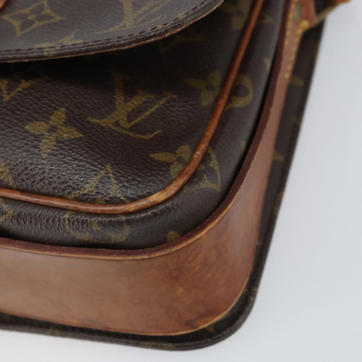 LOUIS VUITTON Monogram Cartouchiere MM Shoulder Bag M51253 LV Auth bs33026