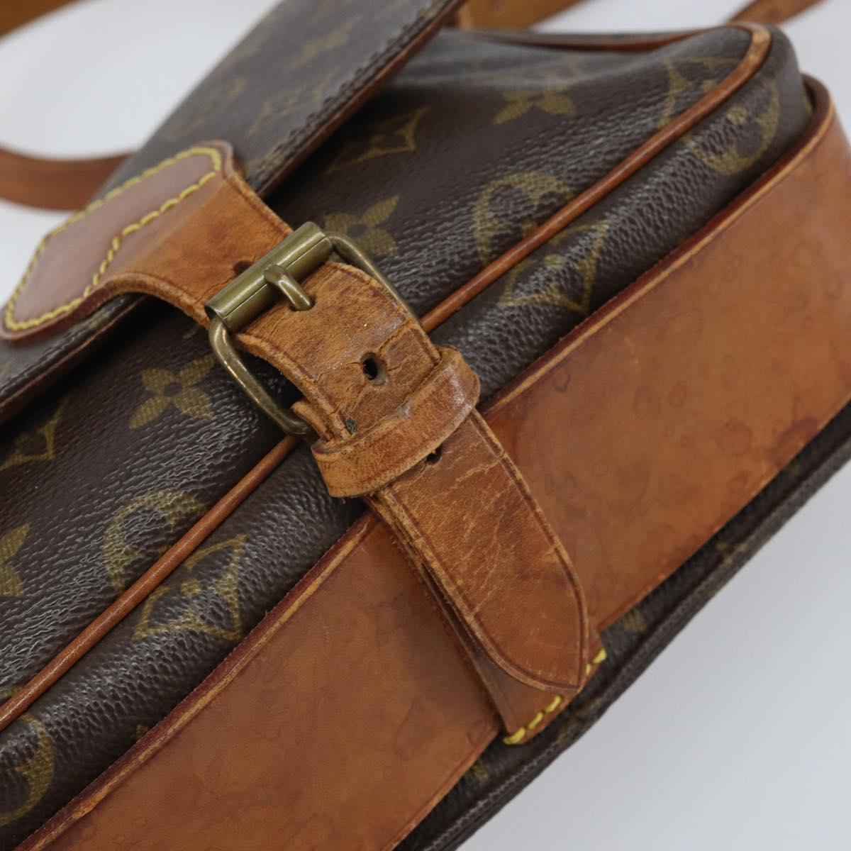 LOUIS VUITTON Monogram Cartouchiere MM Shoulder Bag M51253 LV Auth bs33026