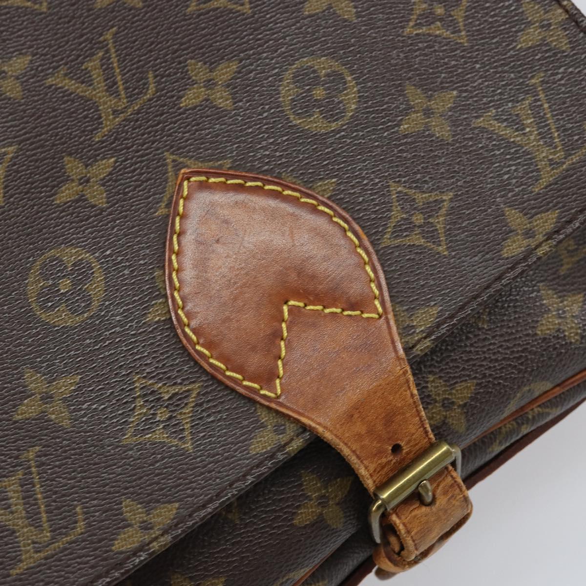 LOUIS VUITTON Monogram Cartouchiere MM Shoulder Bag M51253 LV Auth bs33026