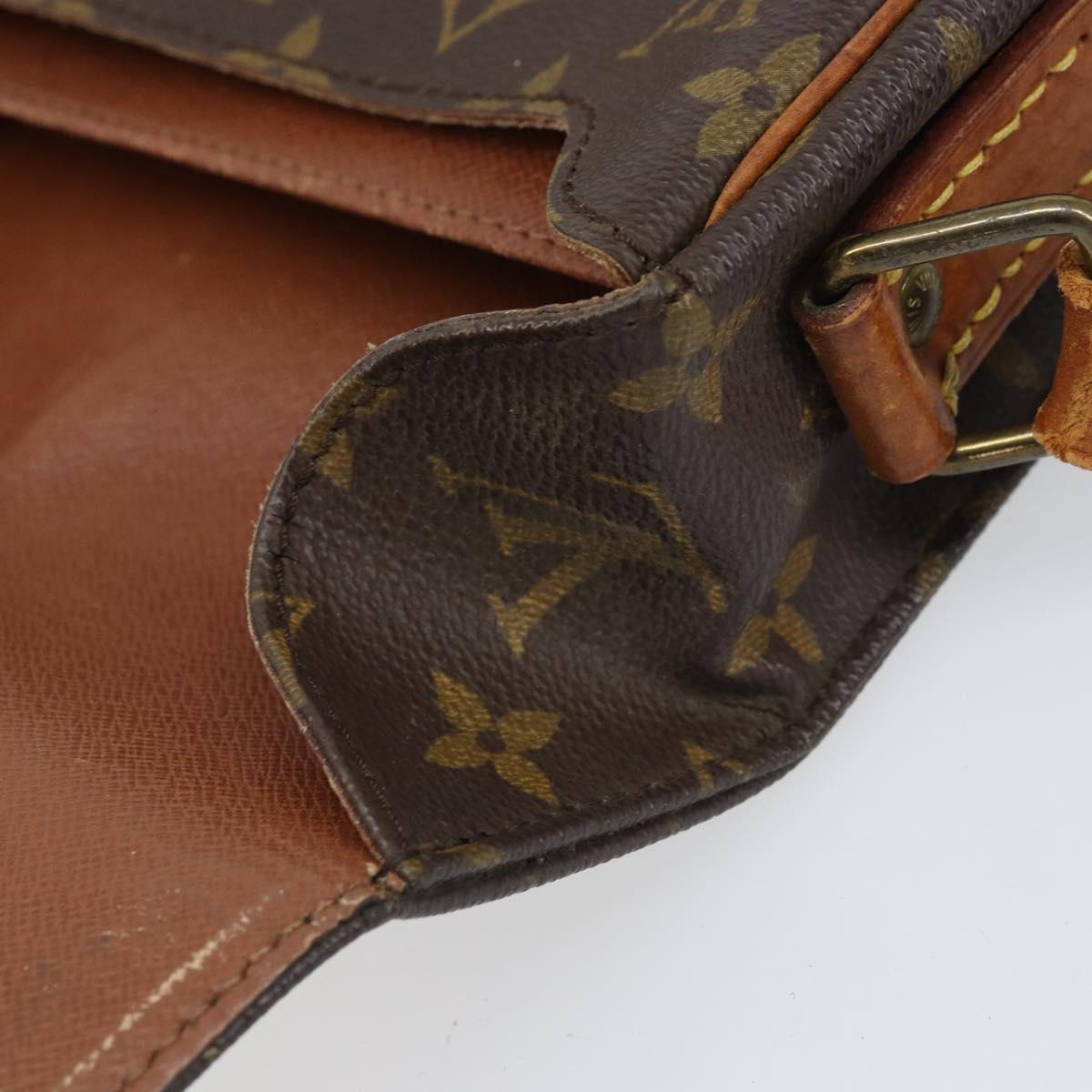 LOUIS VUITTON Monogram Cartouchiere MM Shoulder Bag M51253 LV Auth bs33026