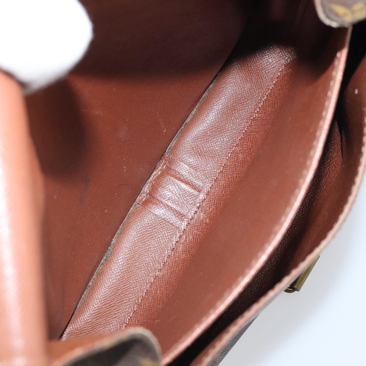 LOUIS VUITTON Monogram Cartouchiere MM Shoulder Bag M51253 LV Auth bs33026