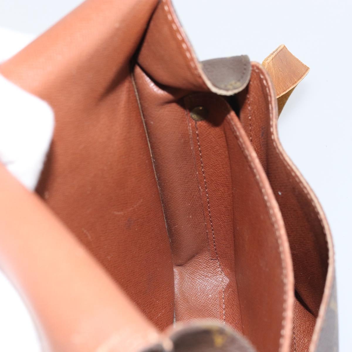 LOUIS VUITTON Monogram Cartouchiere MM Shoulder Bag M51253 LV Auth bs33026