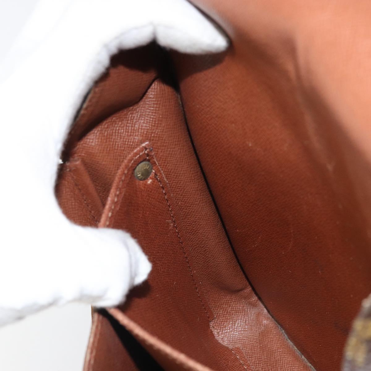 LOUIS VUITTON Monogram Cartouchiere MM Shoulder Bag M51253 LV Auth bs33026