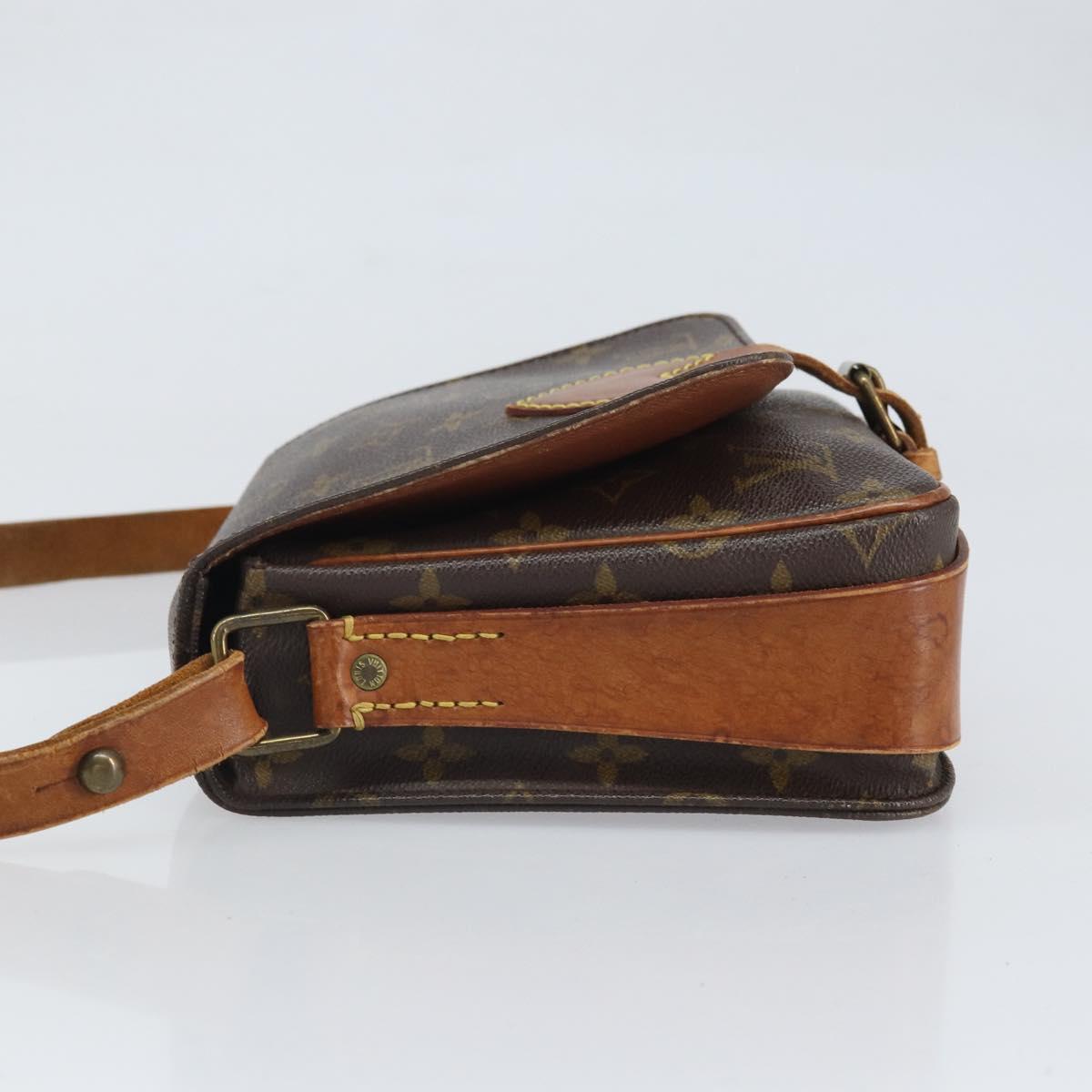 LOUIS VUITTON Monogram Cartouchiere MM Shoulder Bag M51253 LV Auth bs33026