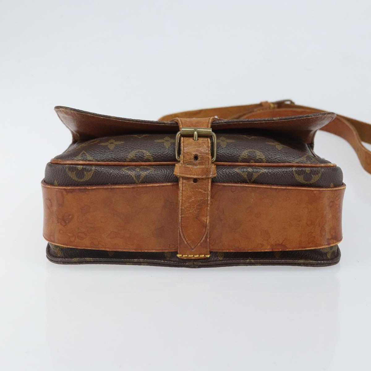 LOUIS VUITTON Monogram Cartouchiere MM Shoulder Bag M51253 LV Auth bs33026