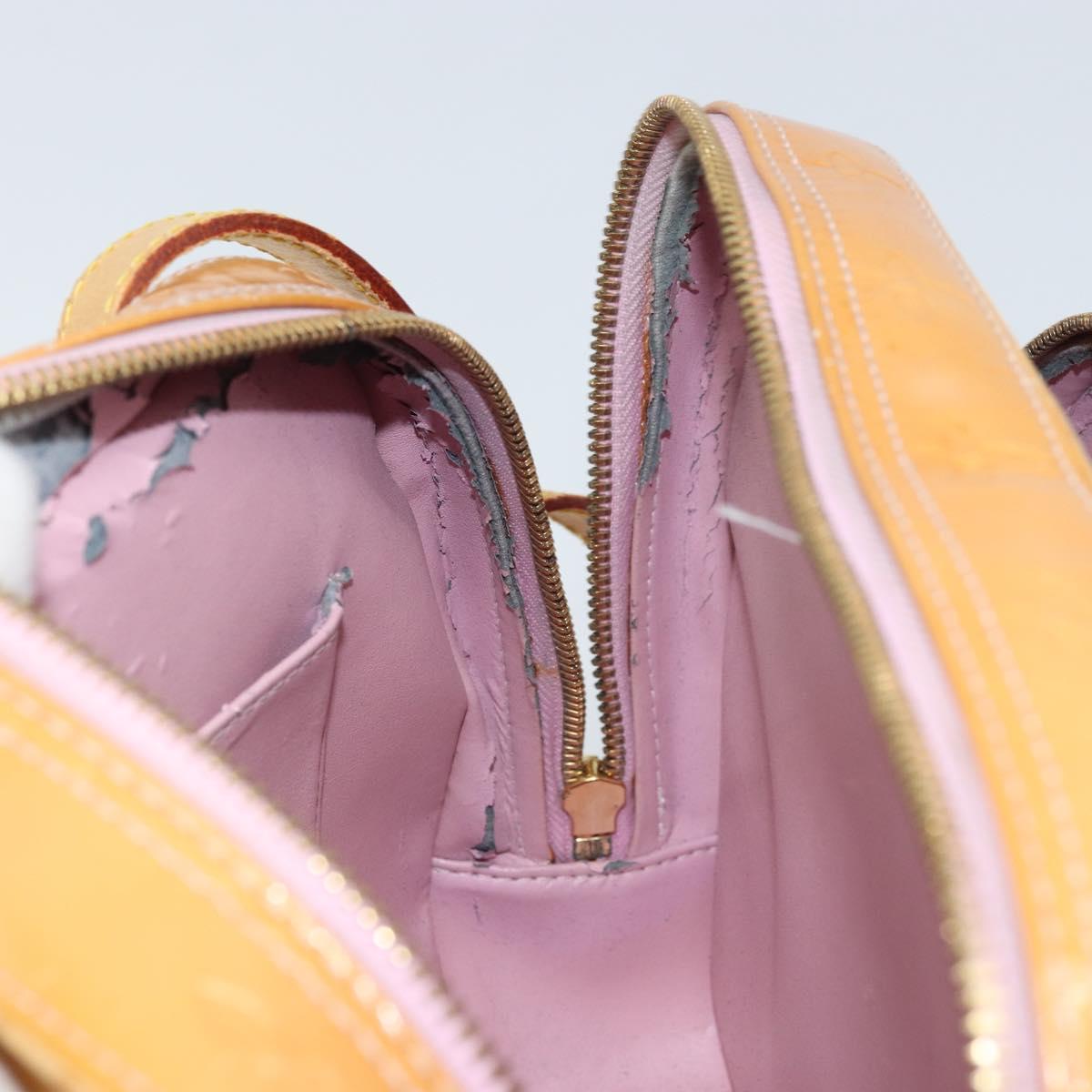 LOUIS VUITTON Vernis Marley Backpack Marshmallow Pink M91039 LV Auth bs33027