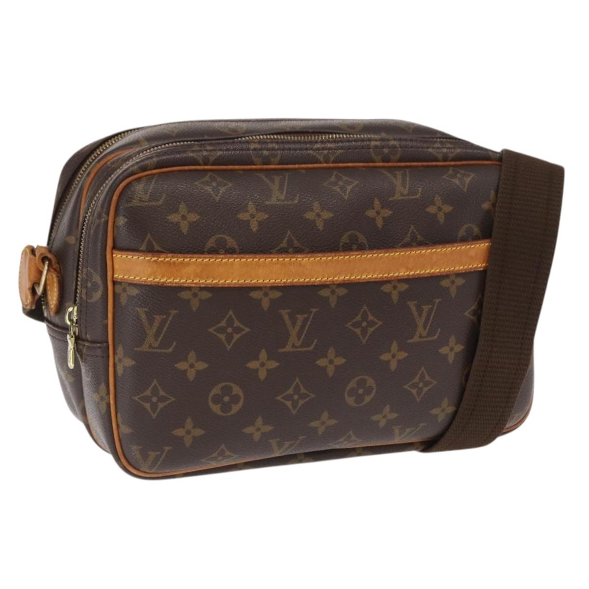 LOUIS VUITTON Monogram Reporter PM Shoulder Bag M45254 LV Auth bs33029