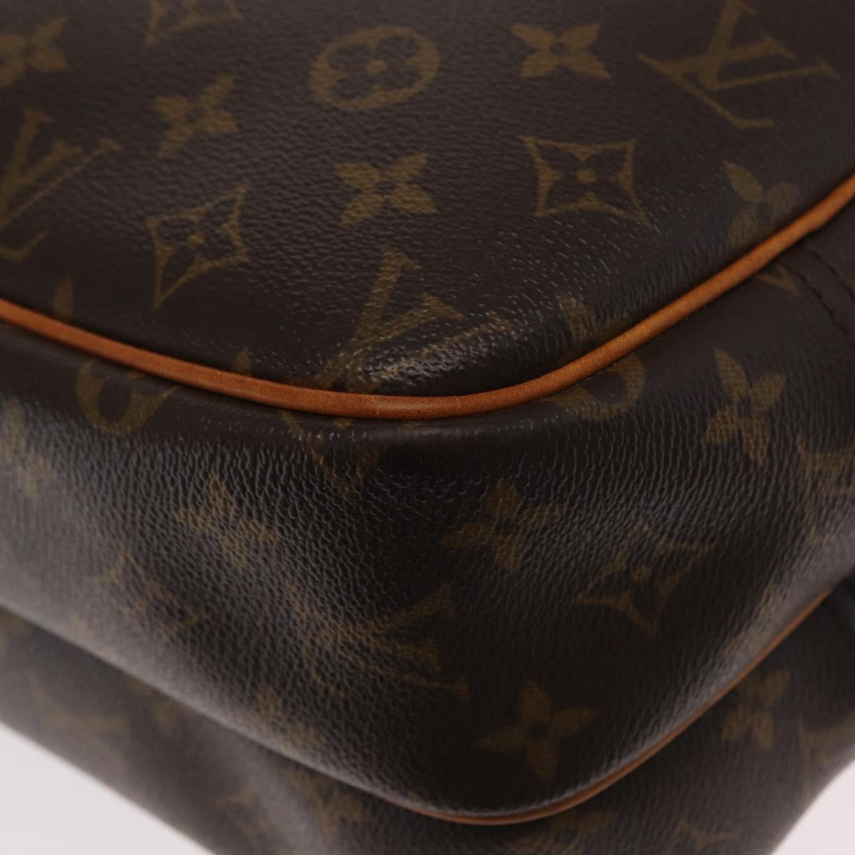LOUIS VUITTON Monogram Reporter PM Shoulder Bag M45254 LV Auth bs33029