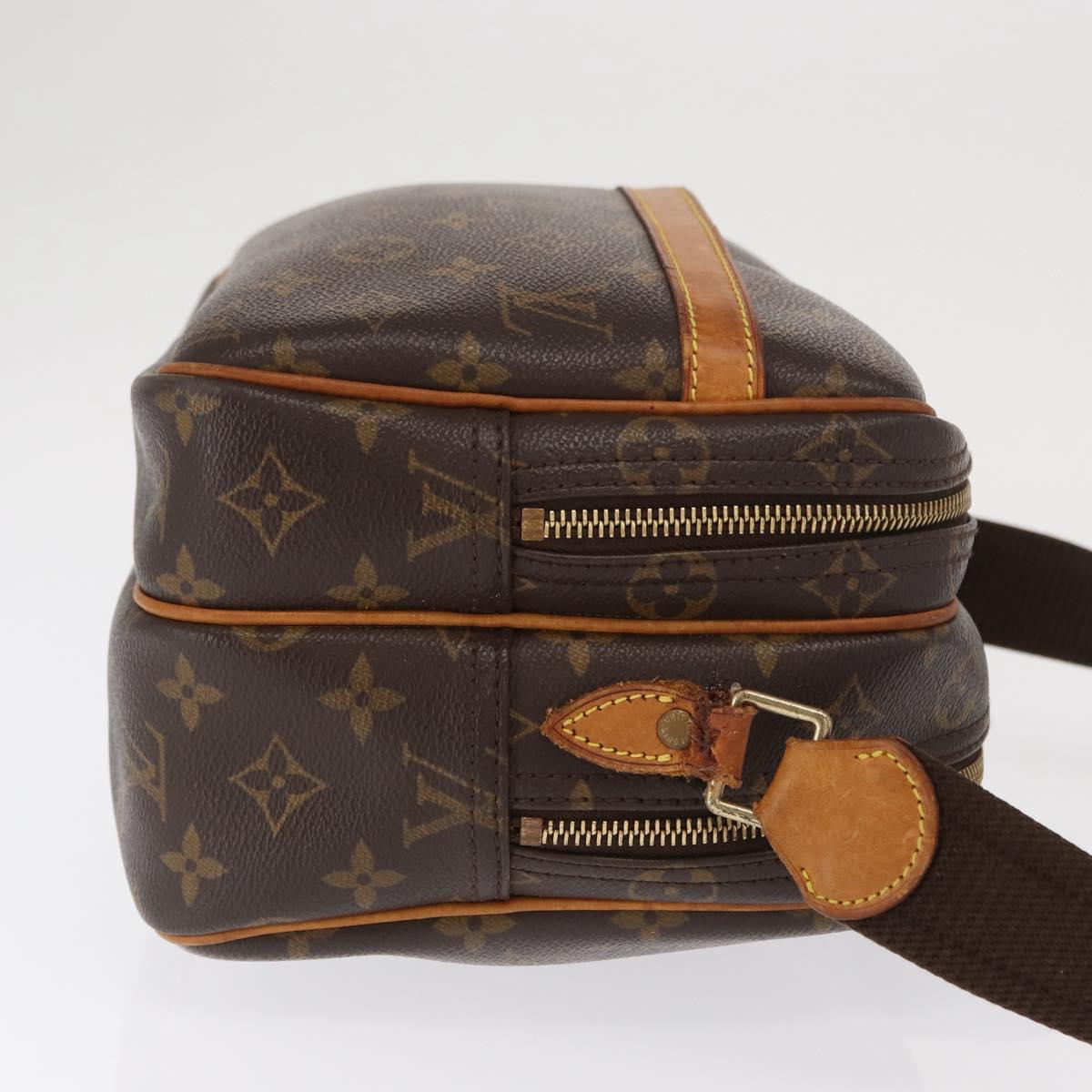LOUIS VUITTON Monogram Reporter PM Shoulder Bag M45254 LV Auth bs33029