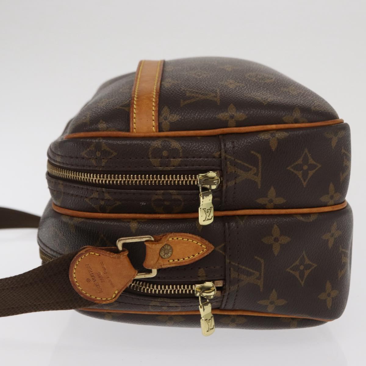 LOUIS VUITTON Monogram Reporter PM Shoulder Bag M45254 LV Auth bs33029