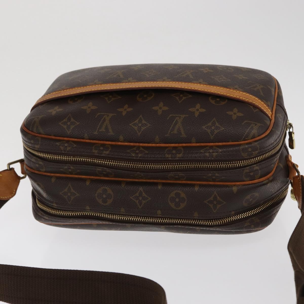 LOUIS VUITTON Monogram Reporter PM Shoulder Bag M45254 LV Auth bs33029
