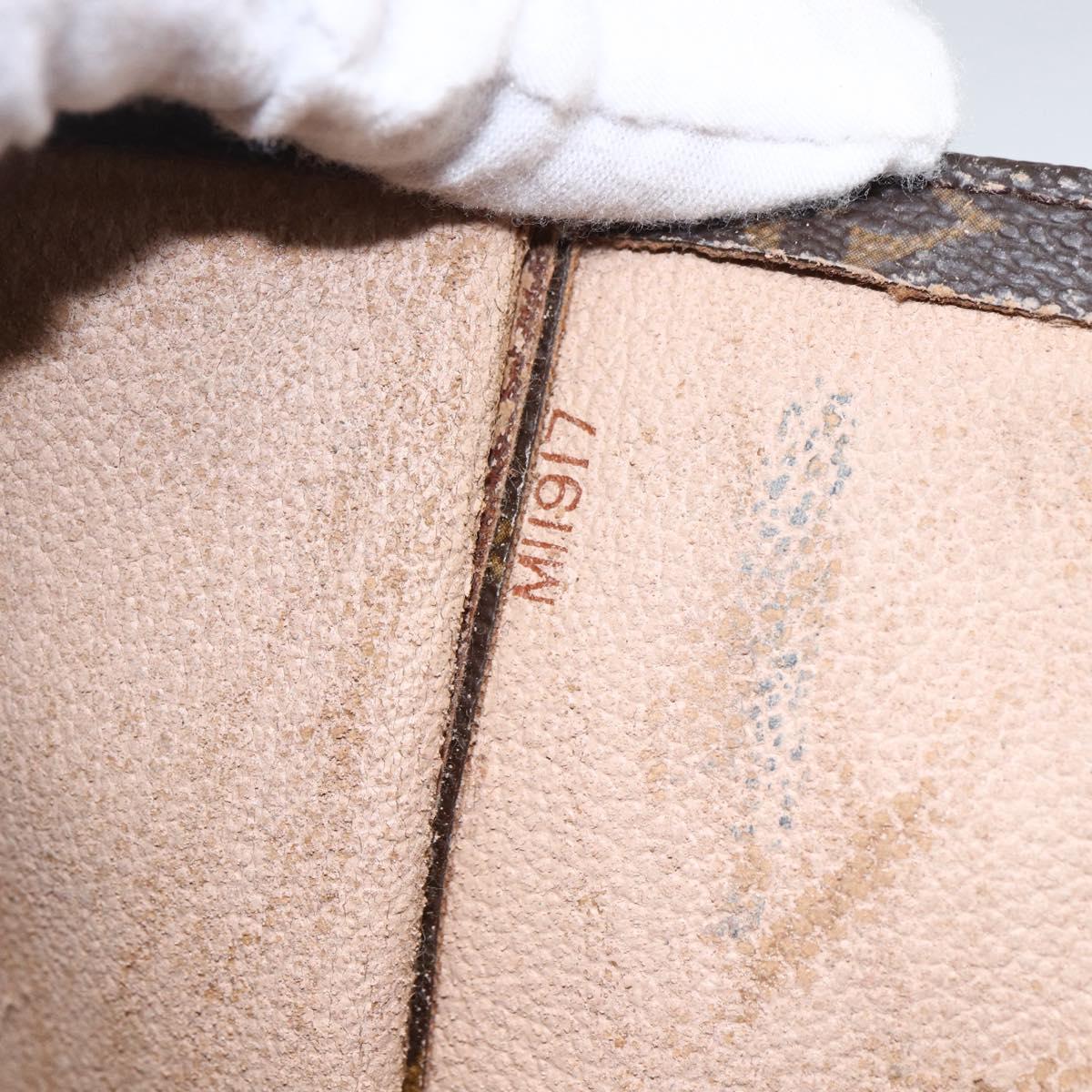 LOUIS VUITTON Monogram Sac Plat Hand Bag M51140 LV Auth bs33031
