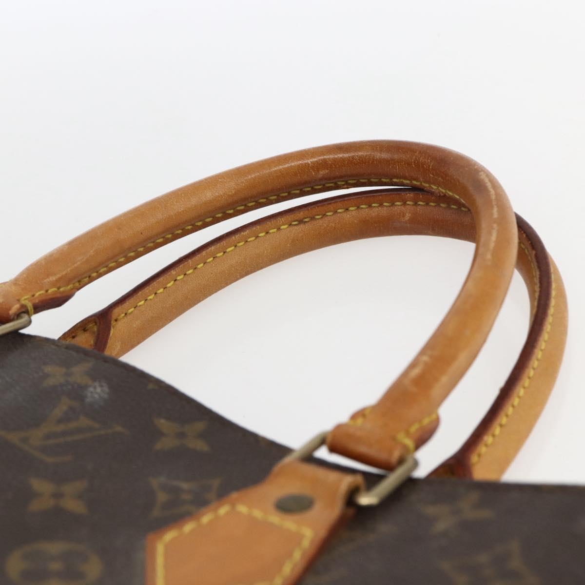 LOUIS VUITTON Monogram Sac Plat Hand Bag M51140 LV Auth bs33031