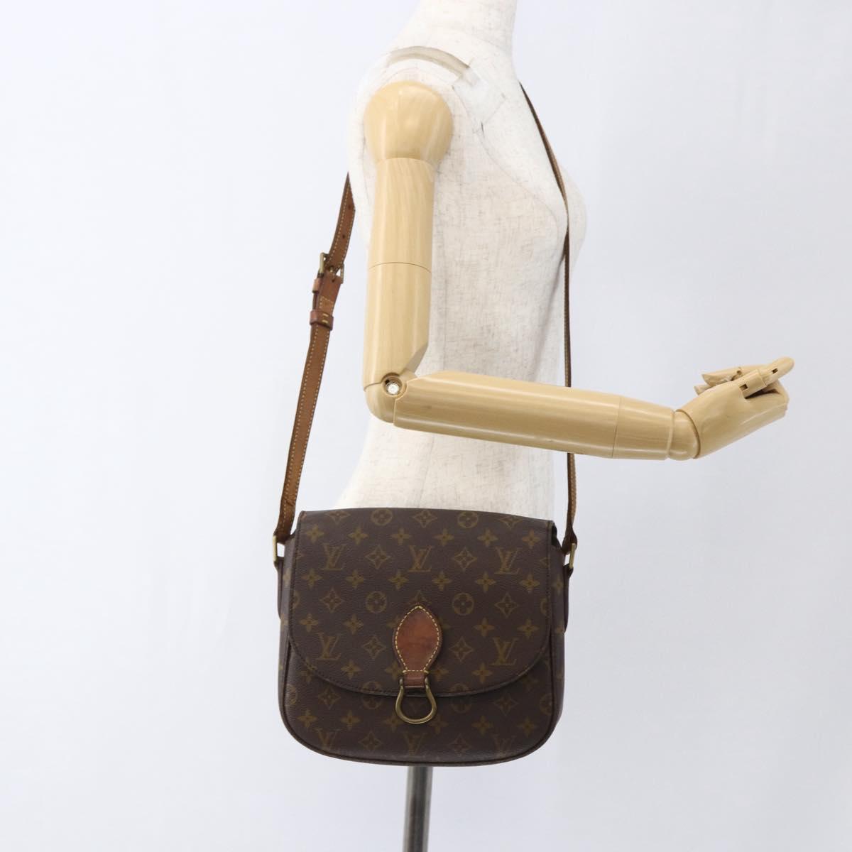 LOUIS VUITTON Monogram Saint Cloud GM Shoulder Bag M51242 LV Auth bs33032