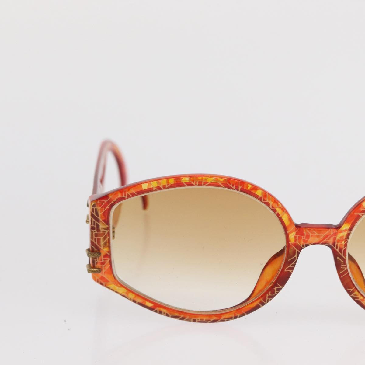 Christian Dior Sunglasses plastic 2 Set Brown Silver Auth bs33050