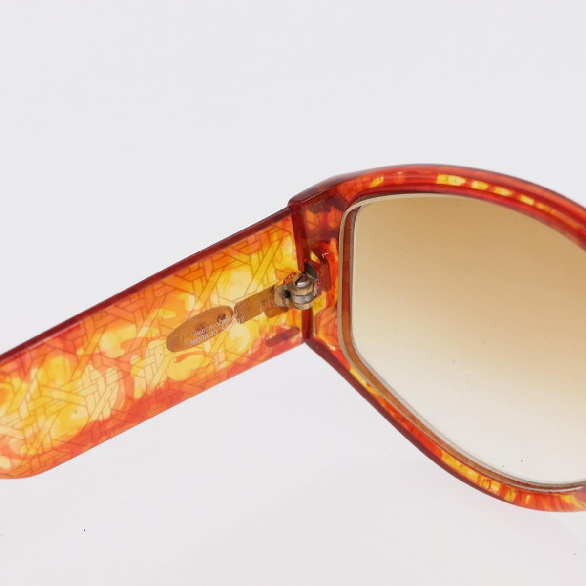 Christian Dior Sunglasses plastic 2 Set Brown Silver Auth bs33050