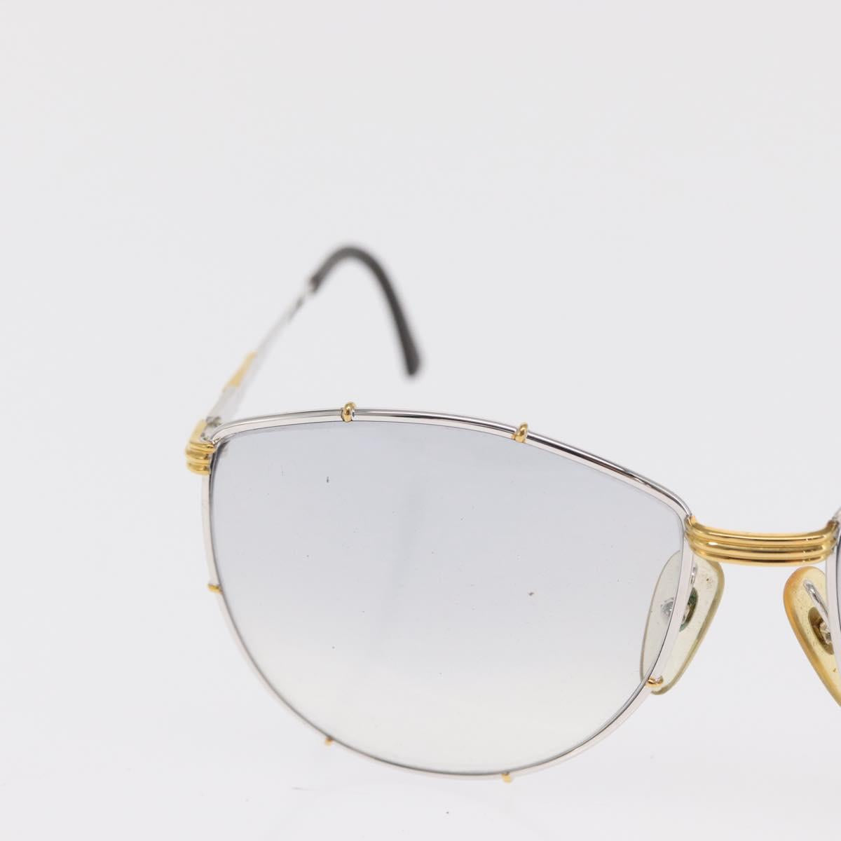 Christian Dior Sunglasses plastic 2 Set Brown Silver Auth bs33050