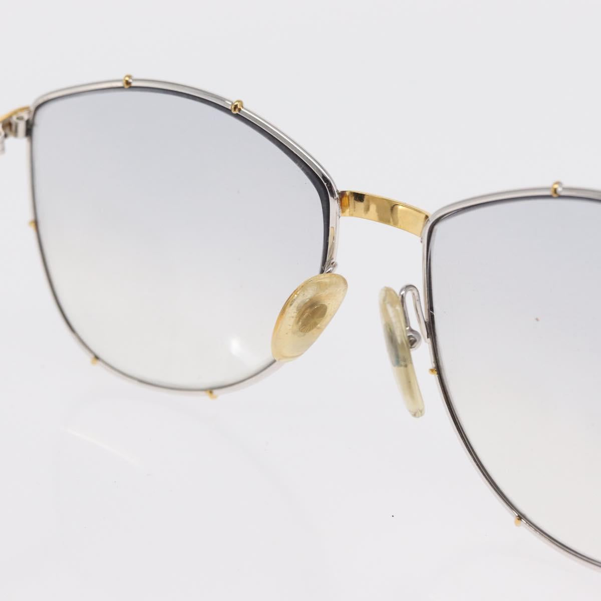 Christian Dior Sunglasses plastic 2 Set Brown Silver Auth bs33050