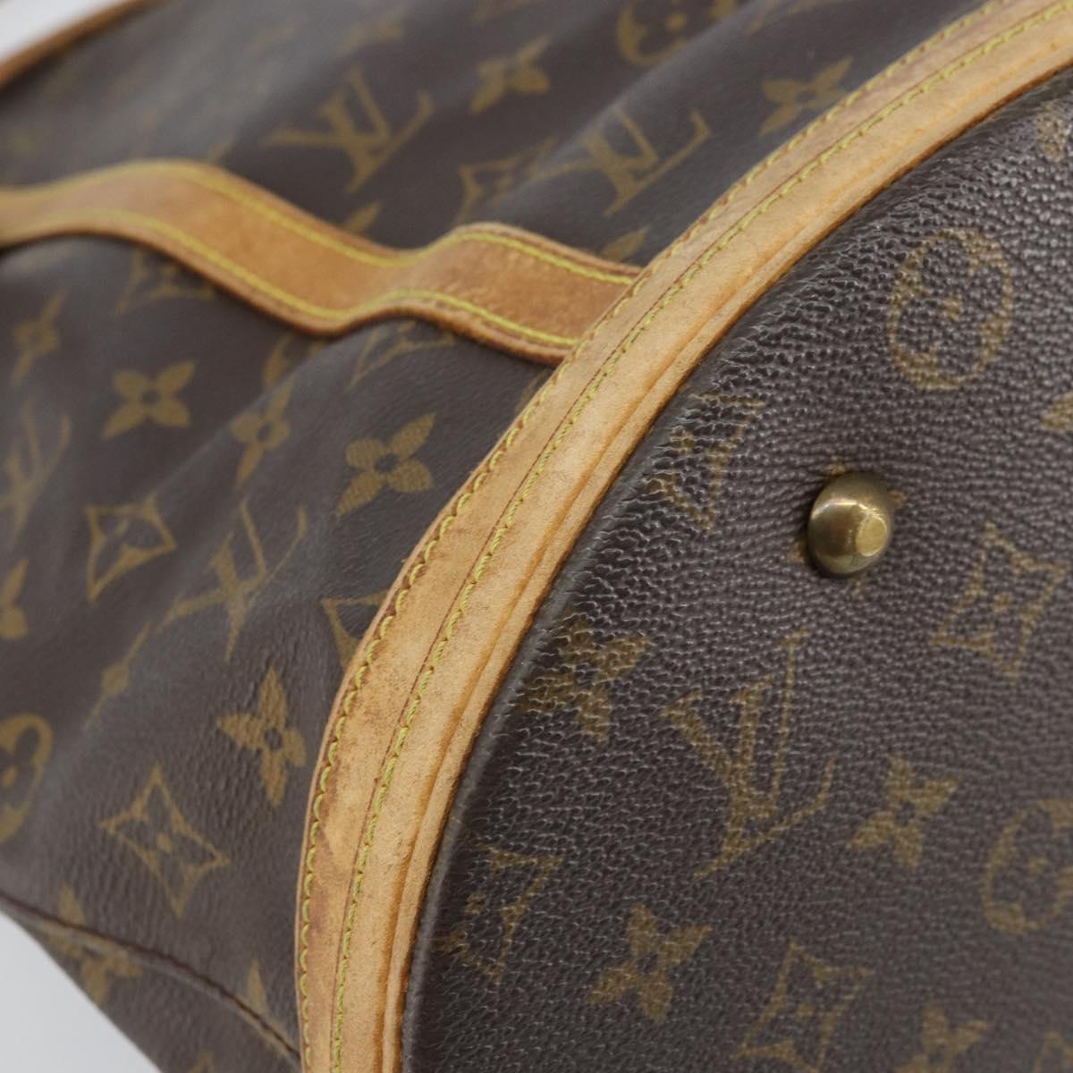 LOUIS VUITTON Monogram Bucket GM Shoulder Bag M42236 LV Auth bs33062