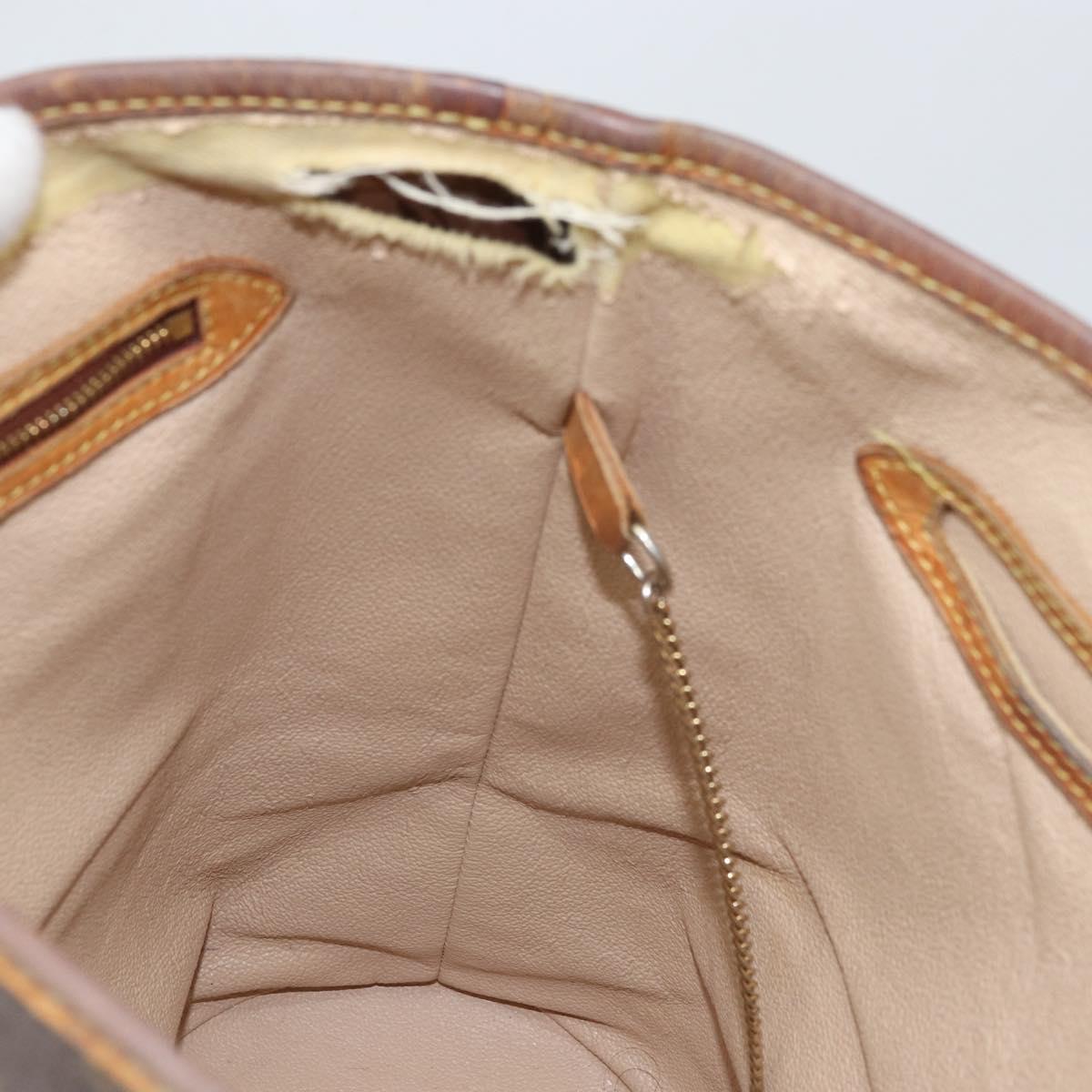 LOUIS VUITTON Monogram Bucket GM Shoulder Bag M42236 LV Auth bs33062