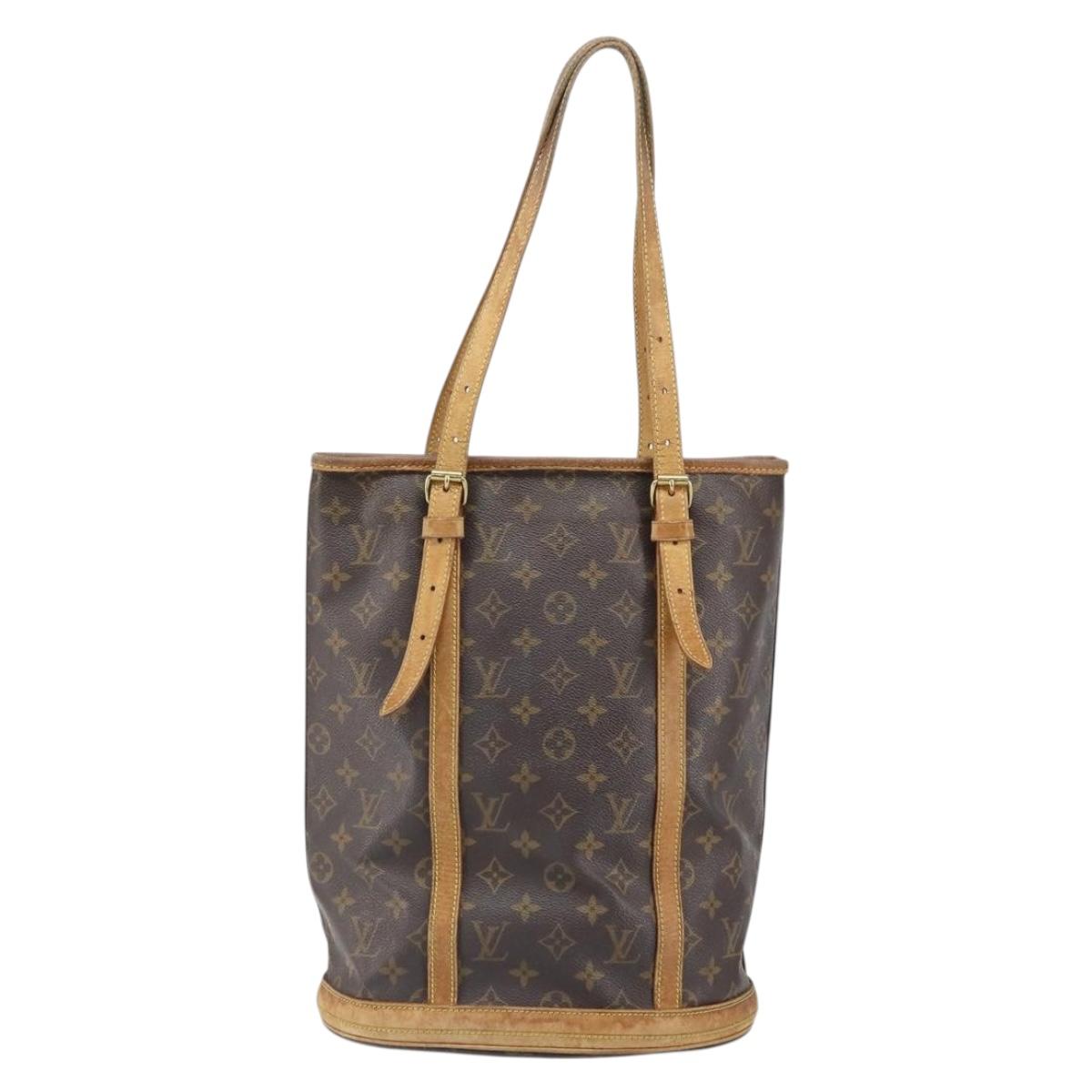 LOUIS VUITTON Monogram Bucket GM Shoulder Bag M42236 LV Auth bs33062