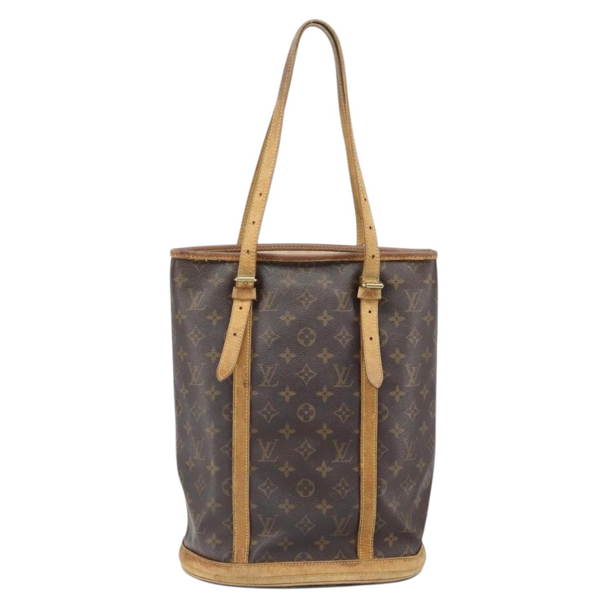 LOUIS VUITTON Monogram Bucket GM Shoulder Bag M42236 LV Auth bs33062