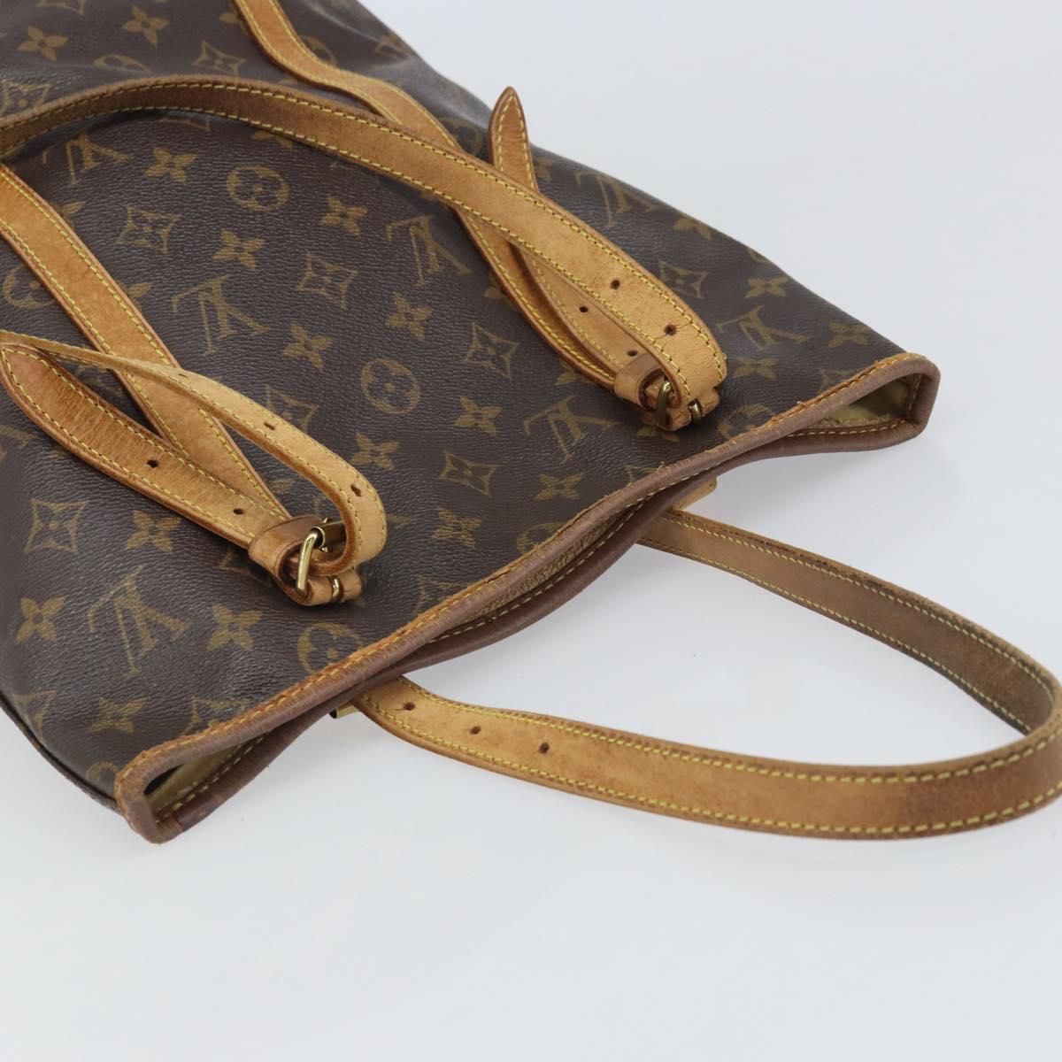 LOUIS VUITTON Monogram Bucket GM Shoulder Bag M42236 LV Auth bs33062