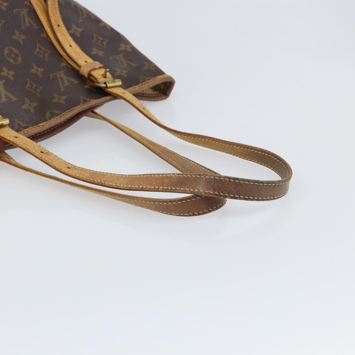 LOUIS VUITTON Monogram Bucket GM Shoulder Bag M42236 LV Auth bs33062