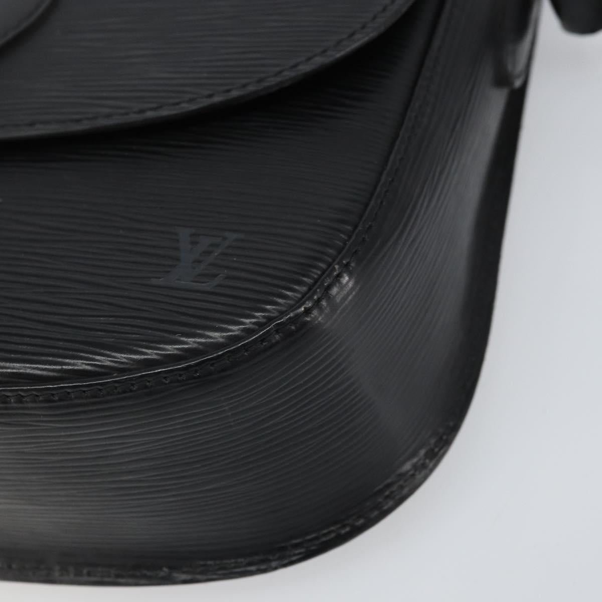 LOUIS VUITTON Epi Saint Cloud GM Shoulder Bag Black Noir M52192 LV Auth bs33088