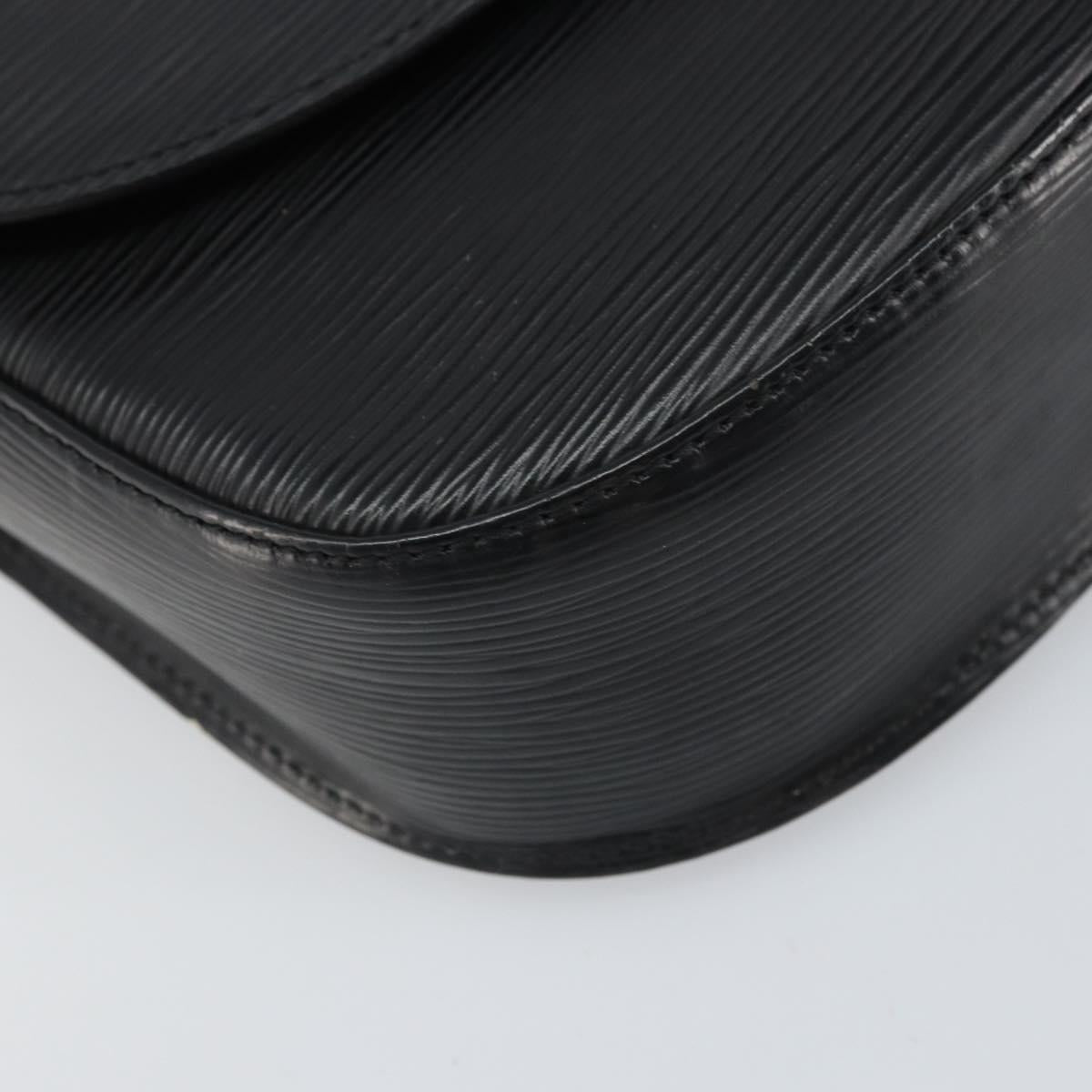 LOUIS VUITTON Epi Saint Cloud GM Shoulder Bag Black Noir M52192 LV Auth bs33088