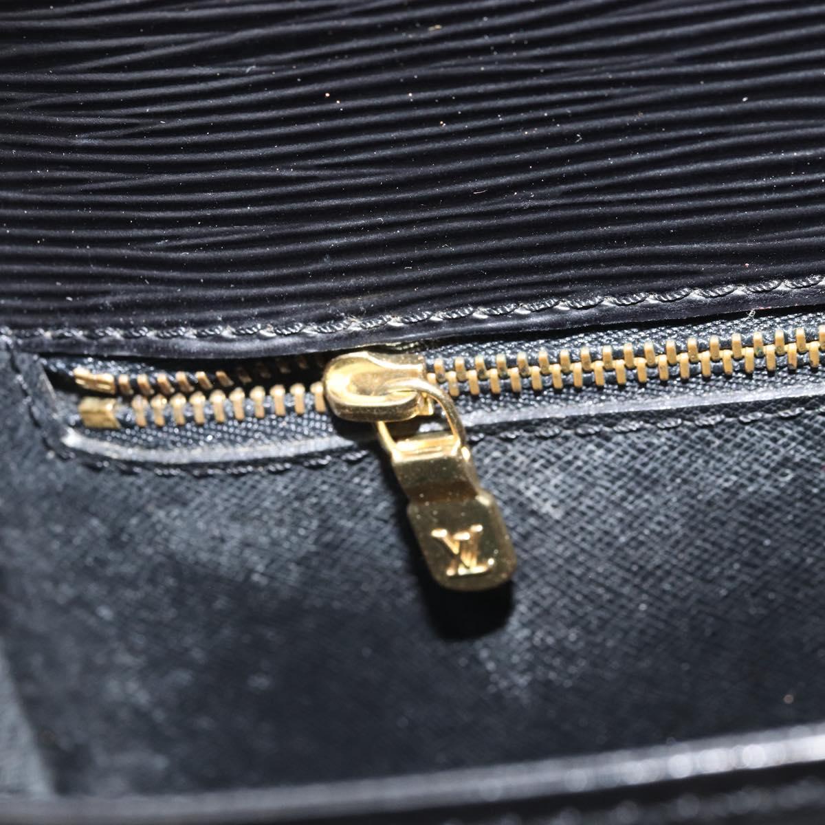 LOUIS VUITTON Epi Saint Cloud GM Shoulder Bag Black Noir M52192 LV Auth bs33088