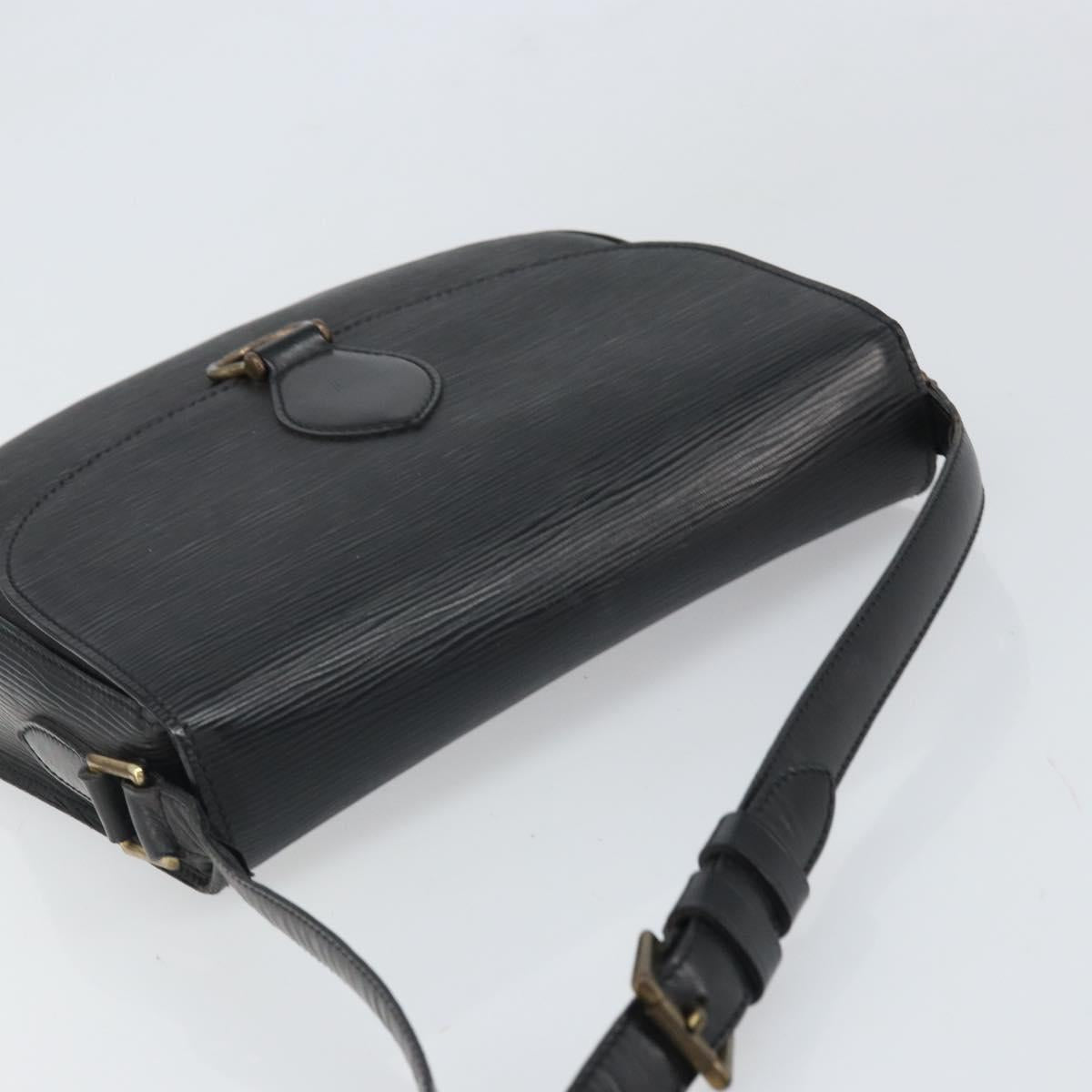 LOUIS VUITTON Epi Saint Cloud GM Shoulder Bag Black Noir M52192 LV Auth bs33088