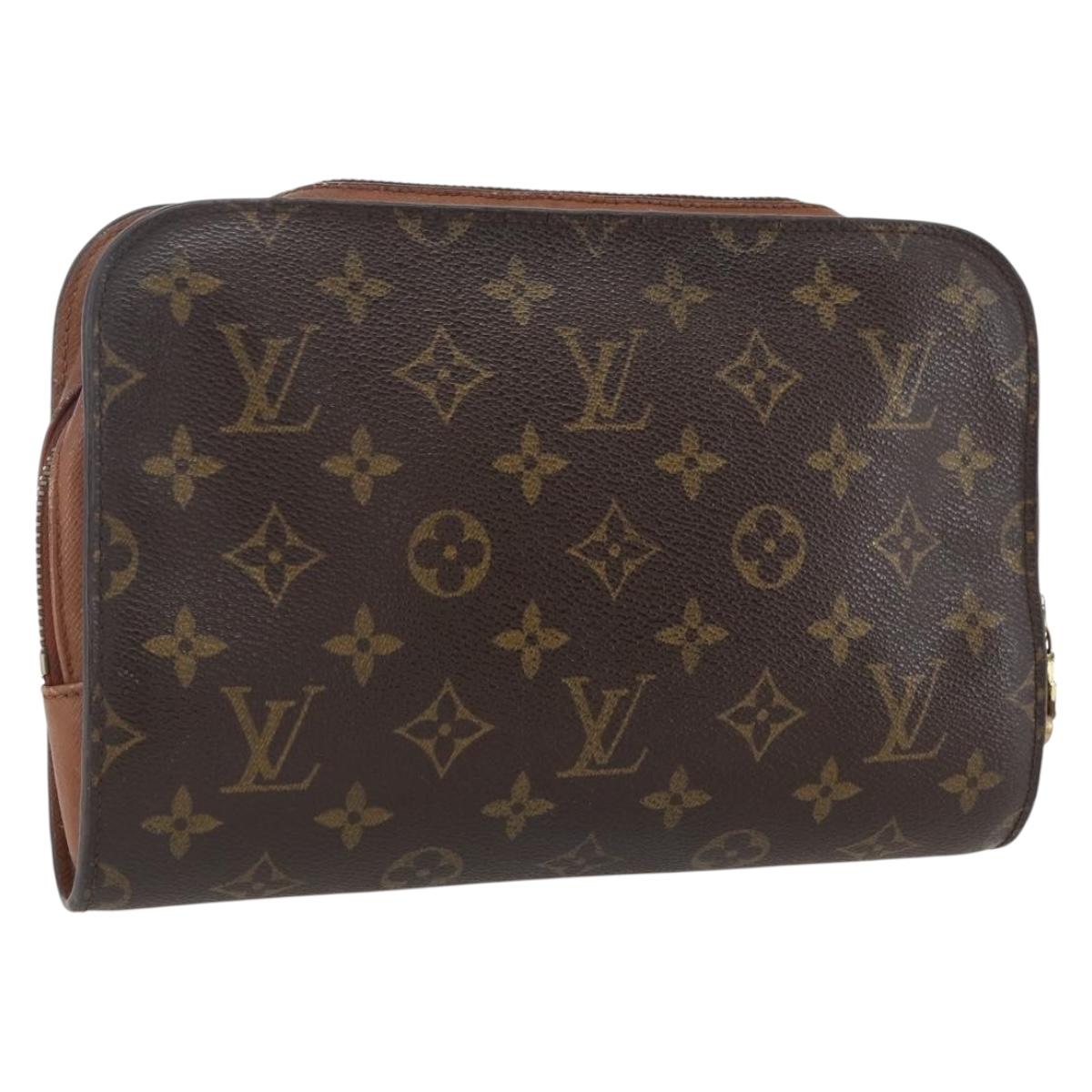 LOUIS VUITTON Monogram Orsay Clutch Bag M51790 LV Auth bs33090