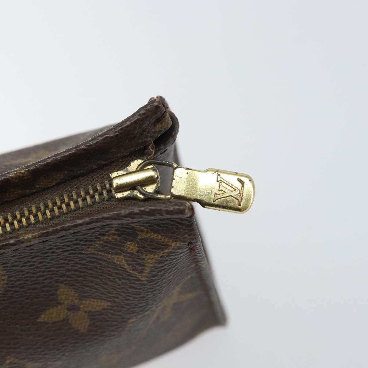 LOUIS VUITTON Monogram Poche Toilette 19 Pouch M47544 LV Auth bs33091