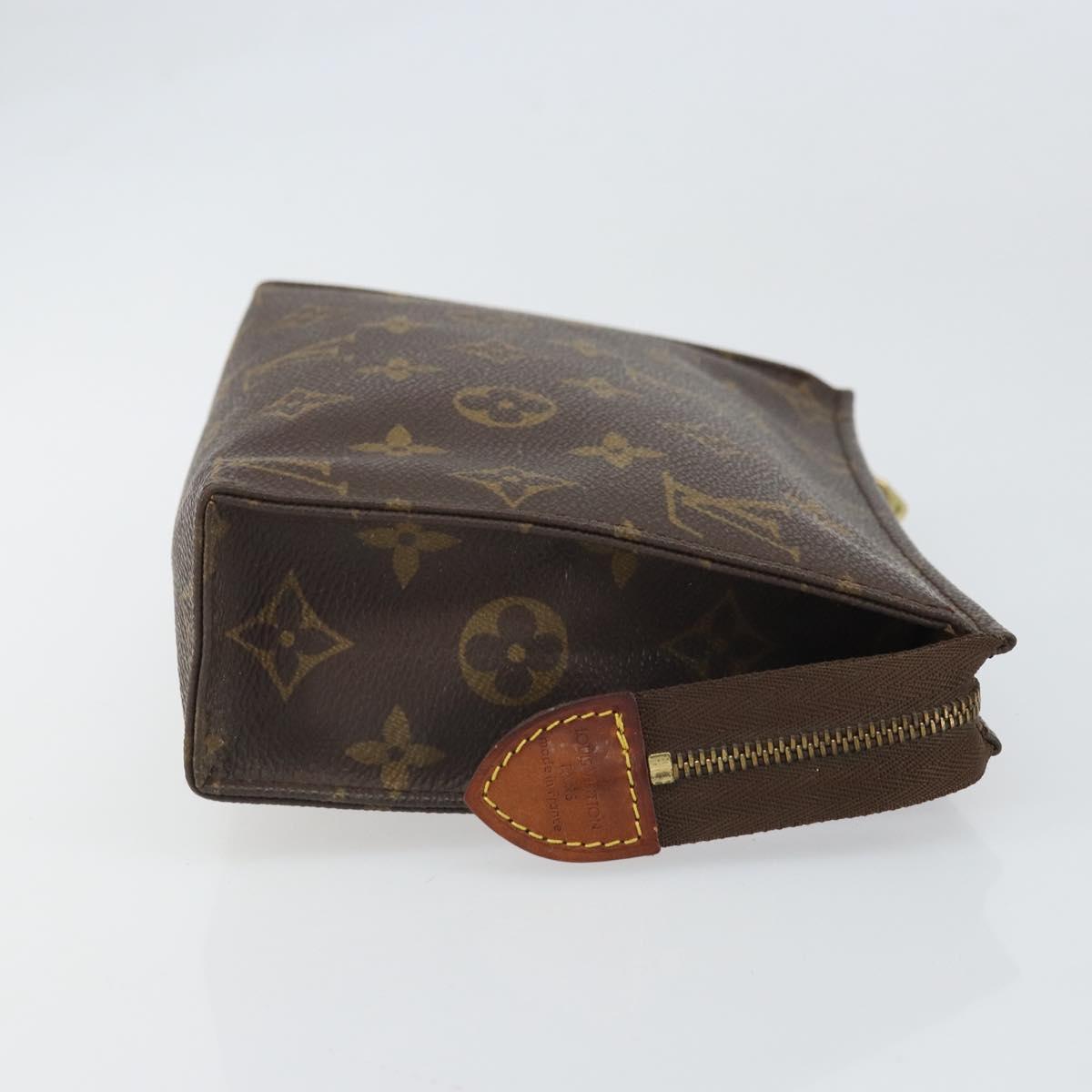 LOUIS VUITTON Monogram Poche Toilette 19 Pouch M47544 LV Auth bs33091
