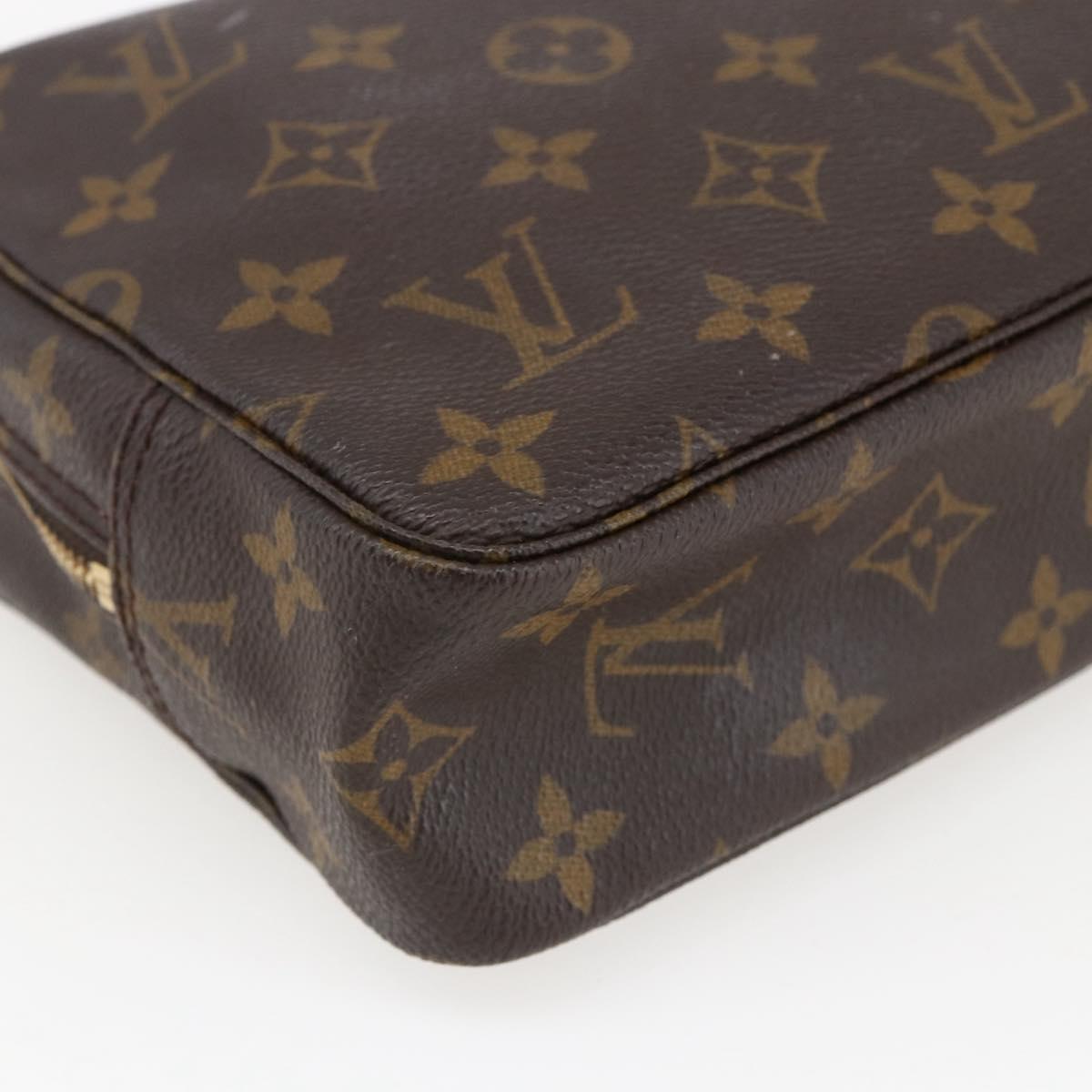 LOUIS VUITTON Monogram Trousse Toilette 23 Clutch Bag M47524 LV Auth bs33092