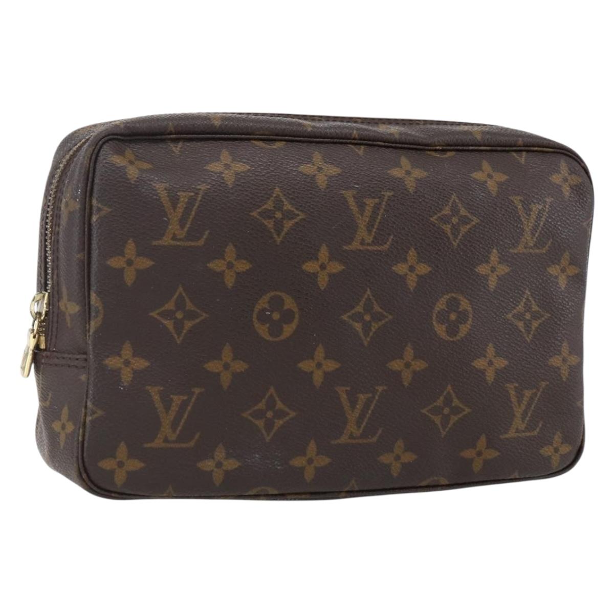 LOUIS VUITTON Monogram Trousse Toilette 23 Clutch Bag M47524 LV Auth bs33092