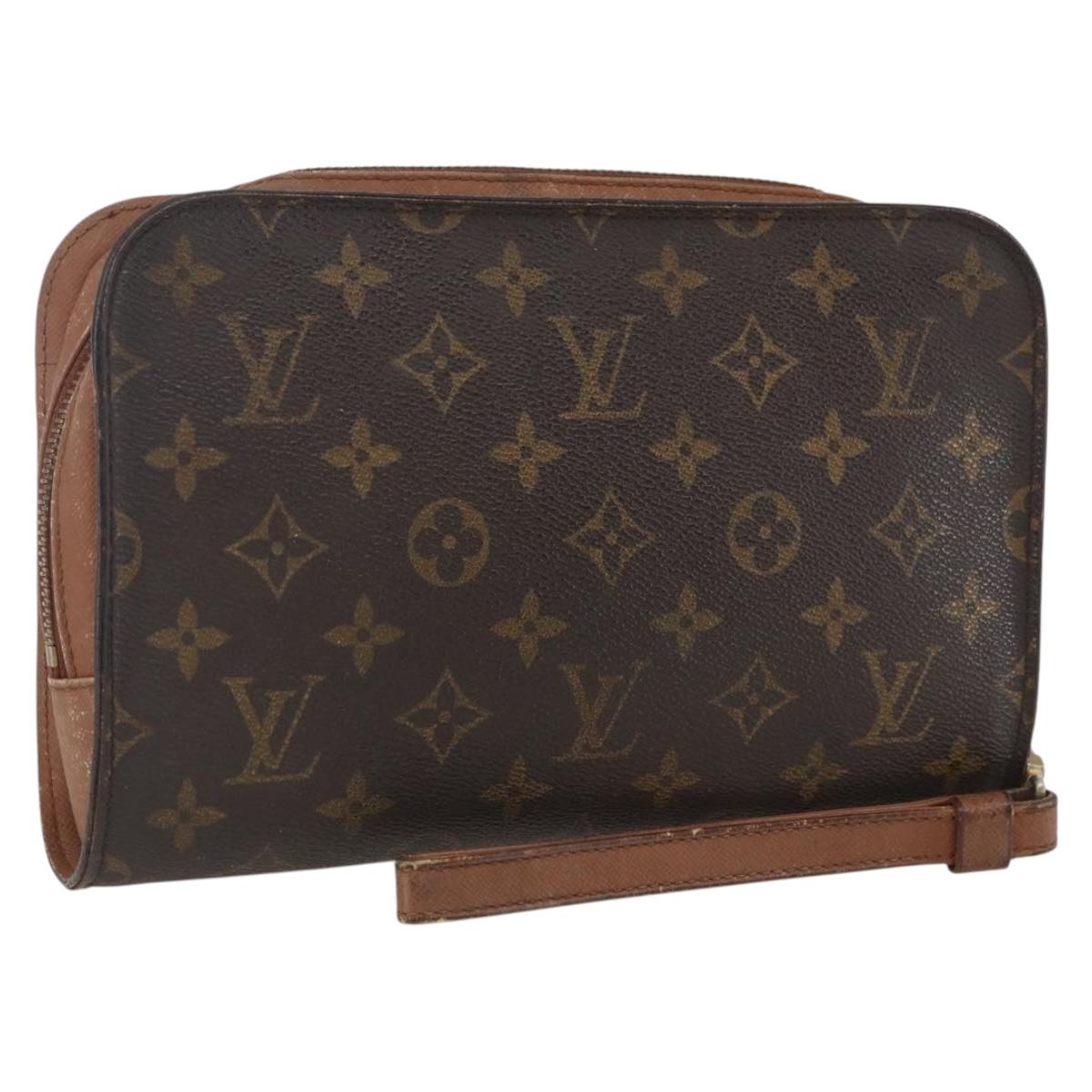LOUIS VUITTON Monogram Orsay Clutch Bag M51790 LV Auth bs33093