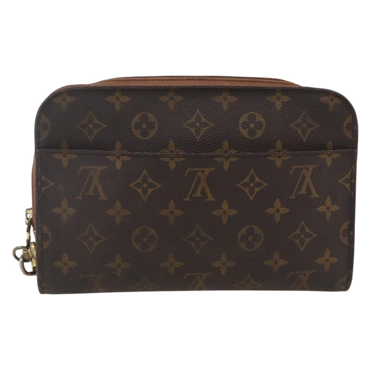 LOUIS VUITTON Monogram Orsay Clutch Bag M51790 LV Auth bs33093