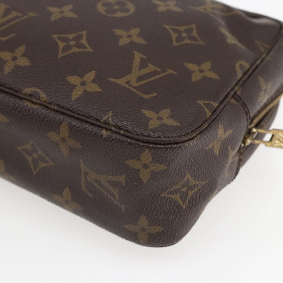 LOUIS VUITTON Monogram Trousse Toilette 23 Clutch Bag M47524 LV Auth bs33095